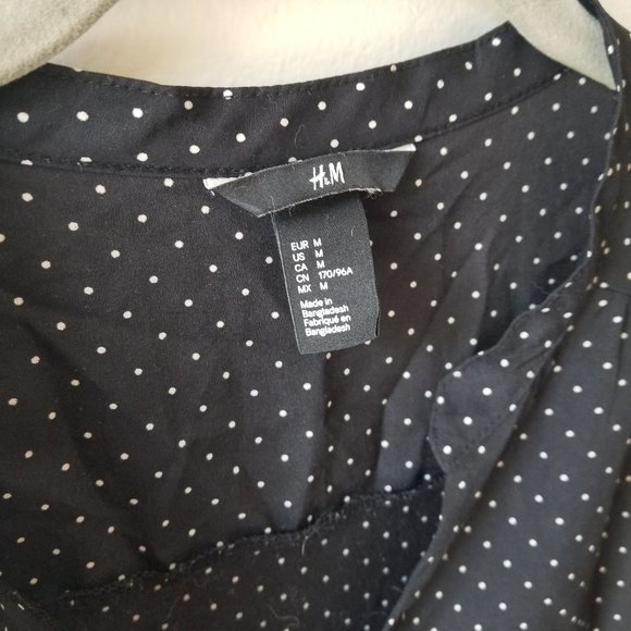 Black and White H&M Sleeveless Top - Picture 3 of 5